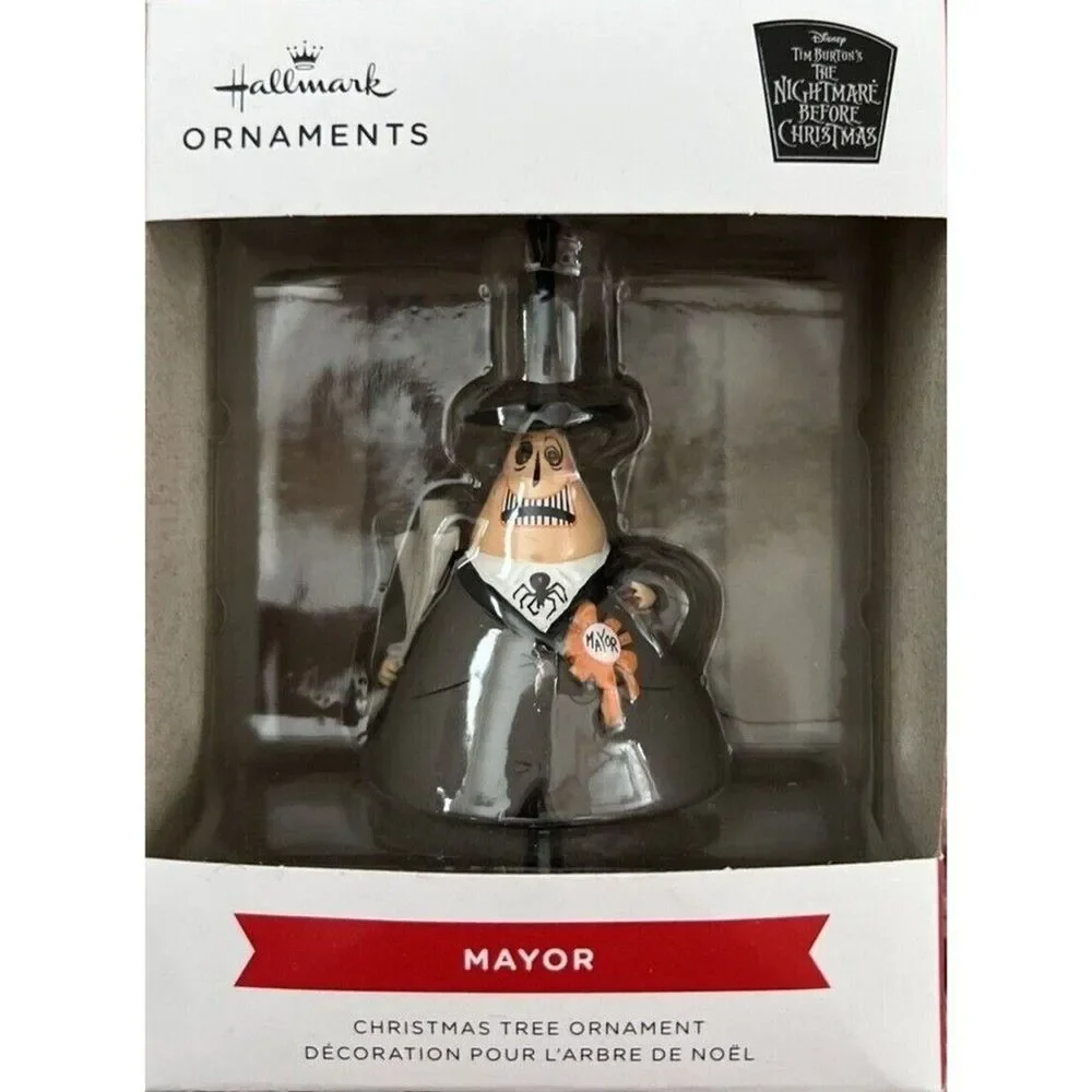 2022 Hallmark Disney Tim Burton Nightmare Before Christmas MAYOR Ornament NEW!